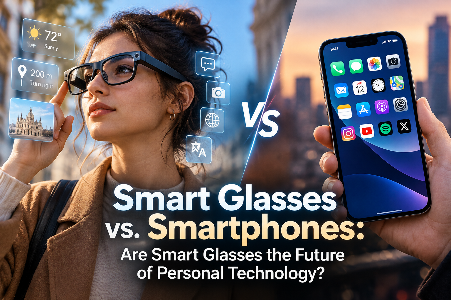 Smart Glasses vs. Smartphones: Are Smart Glasses the Future of Personal Technology?